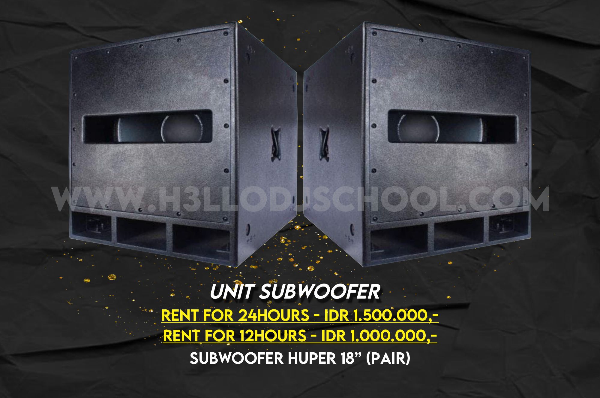 Subwoofer Huper (pair)